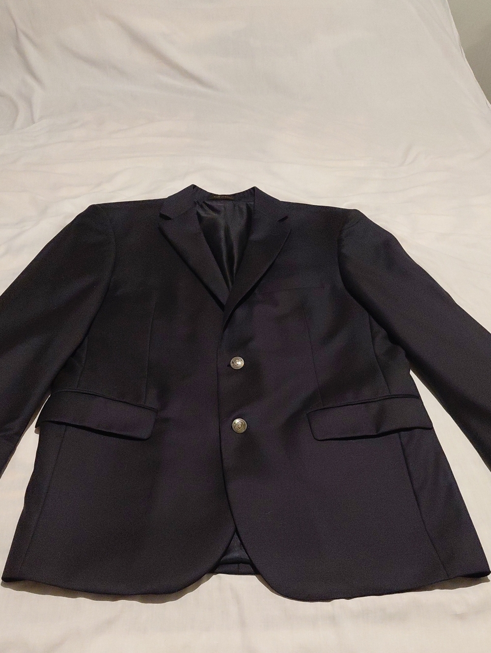 Jos A Bank Reserve 100% Wool Men's Two-Button Blazer 42L in Navy